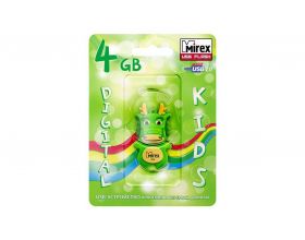 Флешка USB 2.0 Mirex DRAGON GREEN 4GB (ecopack)