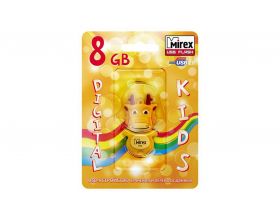 Флешка USB 2.0 Mirex DRAGON YELLOW 8GB (ecopack)