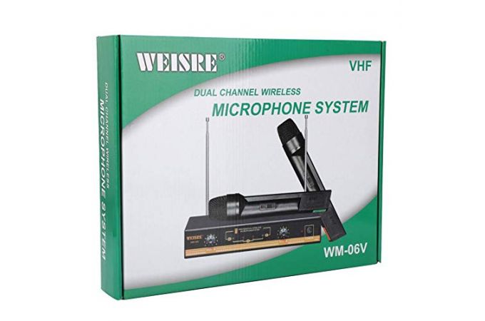 Набор беспроводных микрофонов Weisre WM-03V