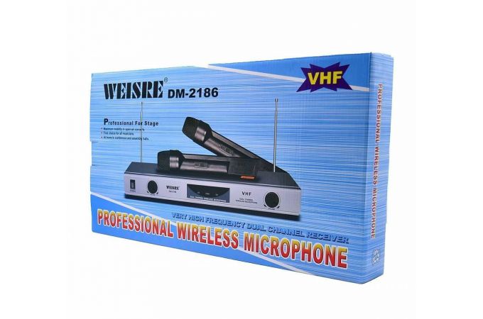 Набор беспроводных микрофонов Weisre DM-2186
