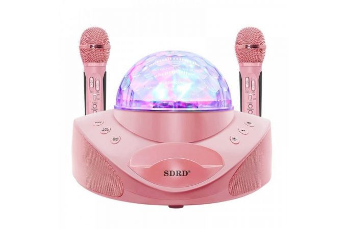 Караоке система SDRD SD-308 Розовая