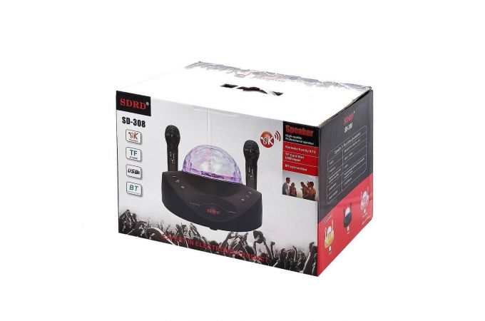 Караоке система SDRD SD-308 Розовая