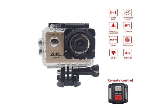 Экшн камера Орбита OT-VNG07 ЗОЛОТО (4K)