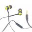 Наушники вакуумные проводные TDS-V56 (серо-желтый)