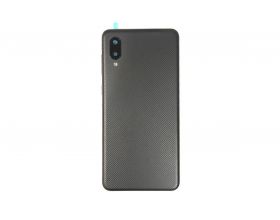 Задняя крышка для Samsung A022G Galaxy A02 (черный)