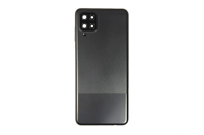 Задняя крышка для Samsung A125F/ A127F Galaxy A12/ A12 Nacho (черный)