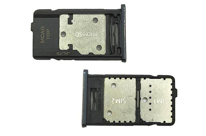 Держатель SIM (СИМ) для Samsung M317 (черный)