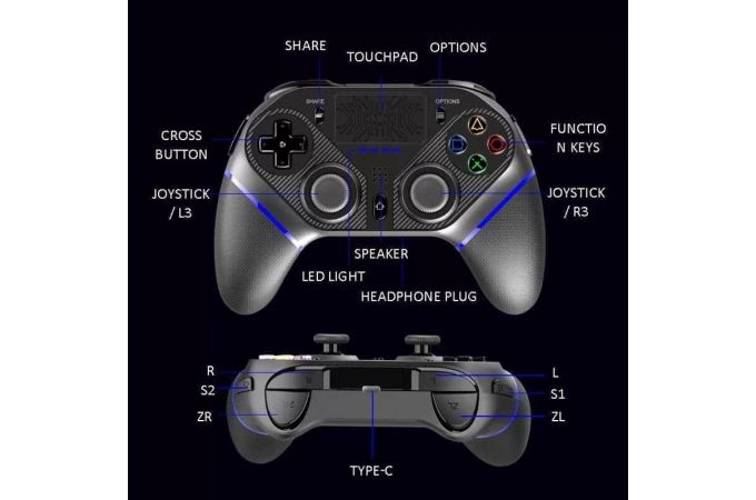 Геймпад для телефона игровой IPEGA PG-P4010A Bluetooth (черный)