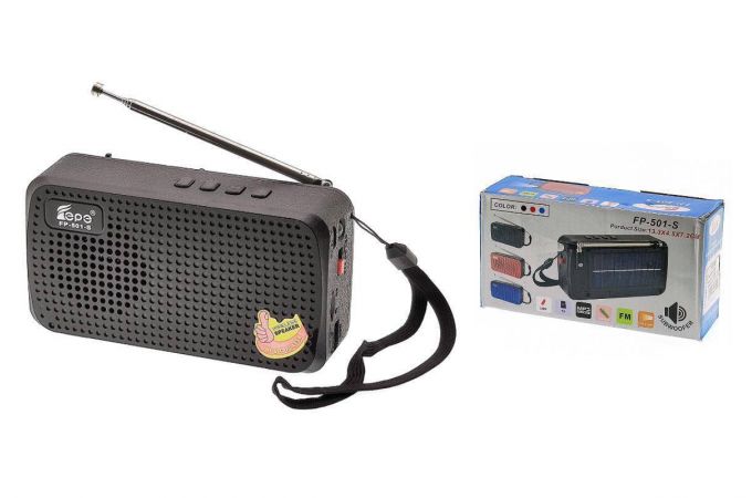 Радиоприемник Fepe FP-501-S р/п (USB,Bluetooth)