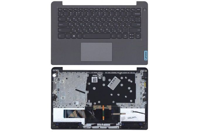 Клавиатура для ноутбука Lenovo IdeaPad 3-14ITL6 топкейс серебристый