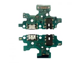 Шлейф для Samsung A415F Galaxy A41 с разъемом зарядки + разъем гарнитуры (плата) org (орг)