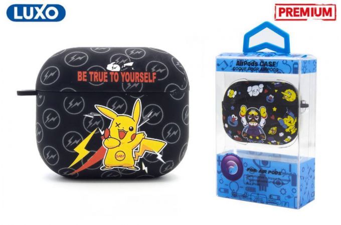 Чехол для наушников LUXO KAWS для Apple AirPods PRO Рисунок A194