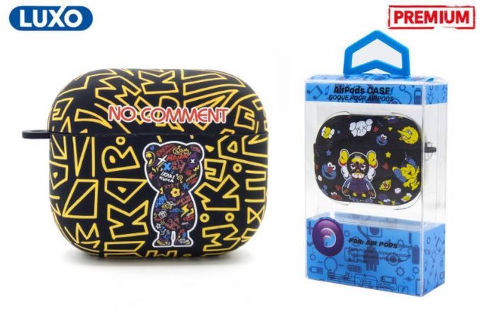 Чехол для наушников LUXO KAWS для Apple AirPods PRO Рисунок A189