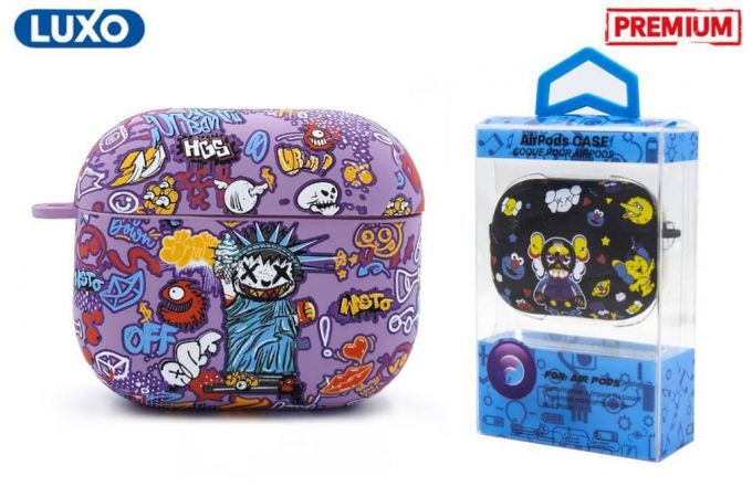 Чехол для наушников LUXO KAWS для Apple AirPods PRO Рисунок A198