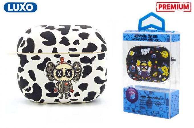 Чехол для наушников LUXO KAWS для Apple AirPods PRO Рисунок A195