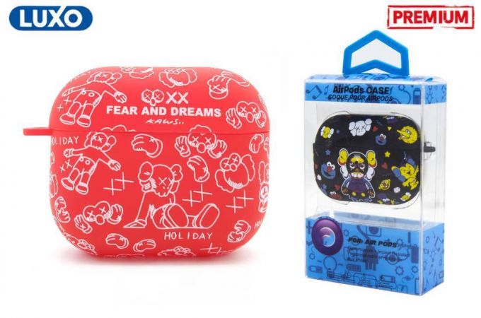 Чехол для наушников LUXO KAWS для Apple AirPods PRO Рисунок A200-1