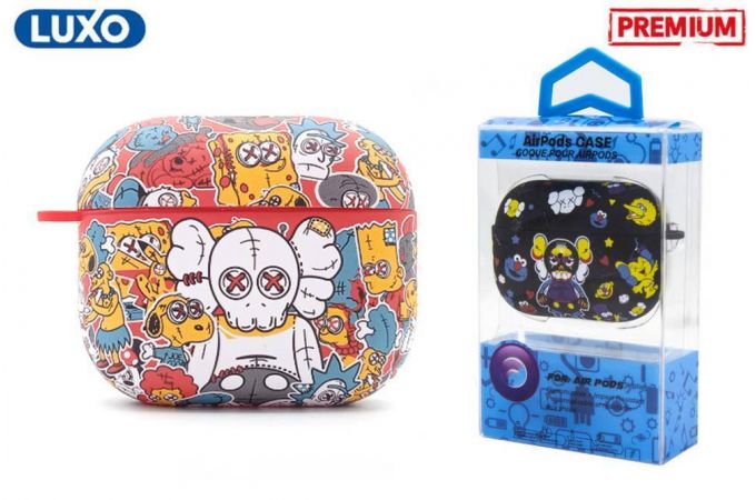 Чехол для наушников LUXO KAWS для Apple AirPods PRO Рисунок A171