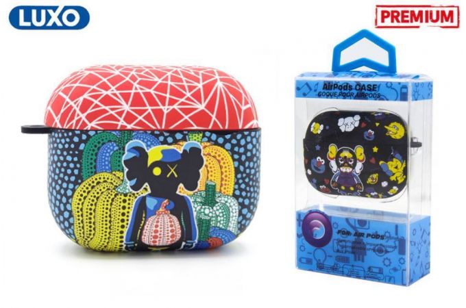 Чехол для наушников LUXO KAWS для Apple AirPods PRO Рисунок A179
