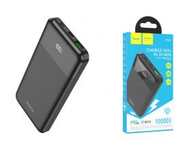 Универсальный дополнительный аккумулятор Power Bank HOCO J102 Cool figure PD20W + QC3.0 (10000 mAh) (черный)