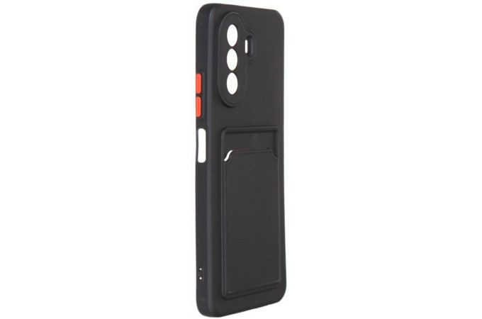 Чехол NEYPO Poket Matte Xiaomi Redmi 13C черный  с кармашком