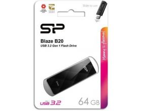 USB флеш накопитель 64 Gb Silicon Power Blaze B20 USB 3.0 SP064GBUF3B20V1K