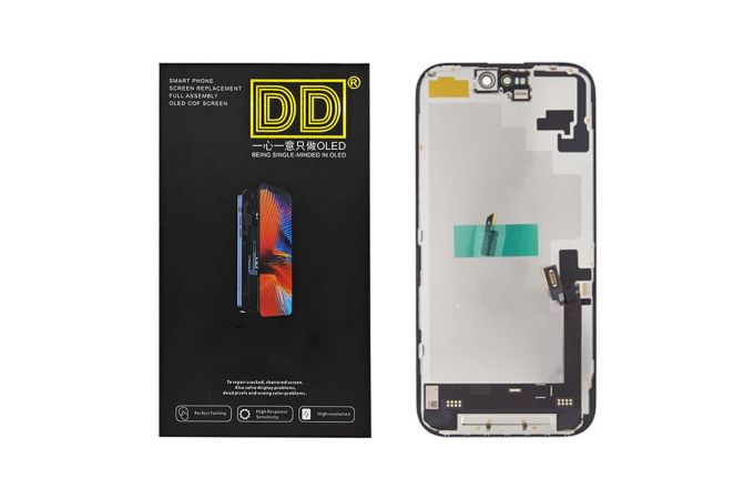 Дисплей для iPhone 16 в сборе с тачскрином (Soft Oled) DD