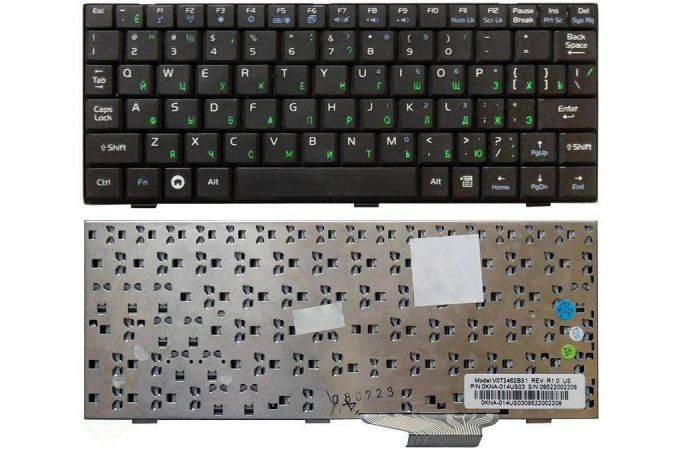 Клавиатура для ноутбука Asus EeePC 700 черная