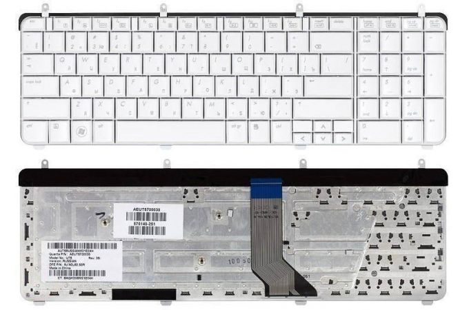 Клавиатура для ноутбука HP Pavilion DV7-2000 белая