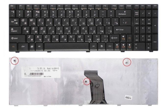 Клавиатура для ноутбука Lenovo IdeaPad G560