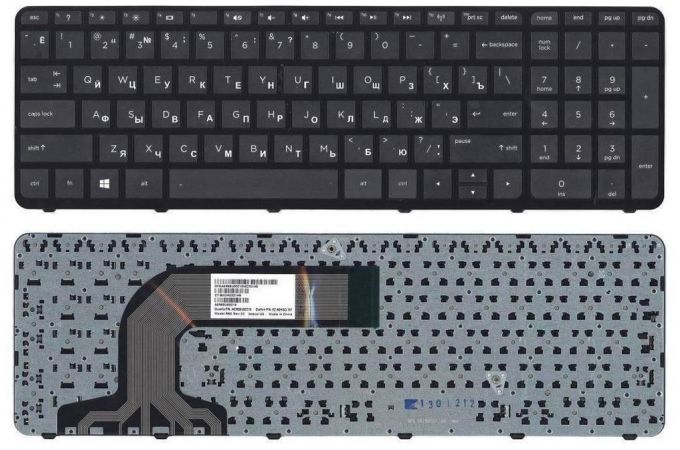 Клавиатура для ноутбука HP Pavilion Envy 17-e с рамкой