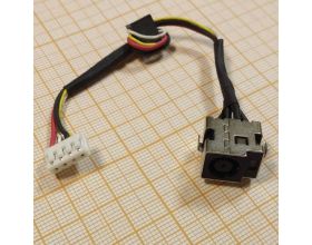 Разъем питания для ноутбука HP DV3 Series с кабелем (2-й тип)