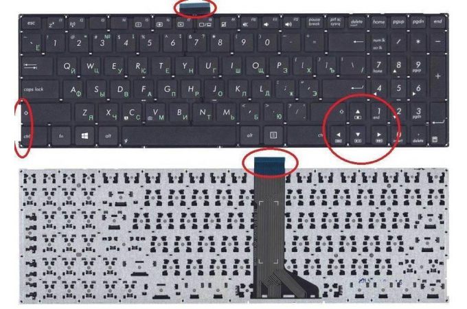 Клавиатура для ноутбука Asus X553M