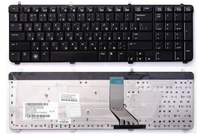 Клавиатура для ноутбука HP Pavilion DV7-2000 черная