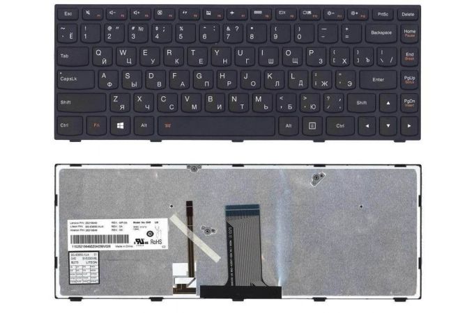 Клавиатура для ноутбука Lenovo IdeaPad Flex 14 G40-30 с подсветкой