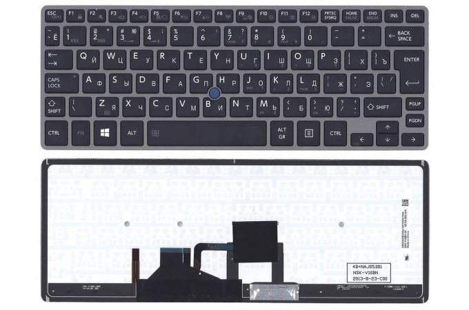 Клавиатура для ноутбука Toshiba Portege Z30 с подсветкой
