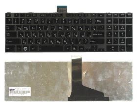 Клавиатура для ноутбука Toshiba Satellite L850 черная с рамкой