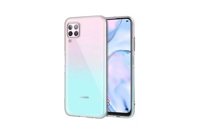 Чехол для Huawei P40 Lite/Y7p ультратонкий 0,3мм (прозрачный)