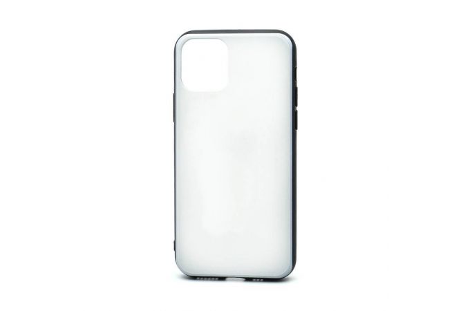 Чехол для iPhone 11 (6,1) с черным бампером (прозрачный)