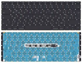Клавиатура для ноутбука MacBook 12" A1534 2016+ Big Enter черная