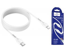 Кабель USB Type-C - Lightning HOCO X55, 3A PD20W (белый) 1м (с усилением сгиба)