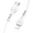 Кабель USB Type-C - Lightning HOCO X55, 3A PD20W (белый) 1м (с усилением сгиба)