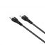 Кабель USB Type-C - USB Type-C HOCO X45, 3A PD60W (черный) 1м (LED индикатор)