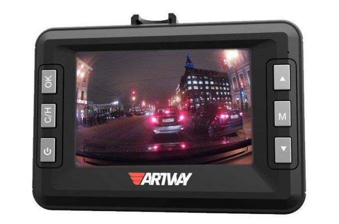 Автовидеорегистратор ARTWAY MD-105 + карта 16Gb +радар-детектор