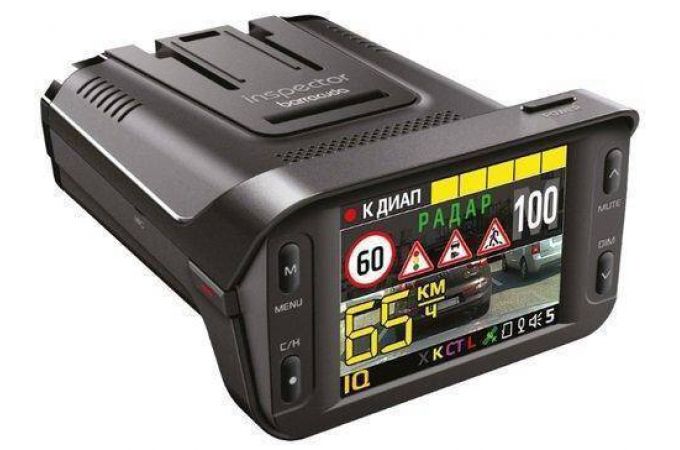 Автовидеорегистратор Inspector BARRACUDA + радар детектор+GPS