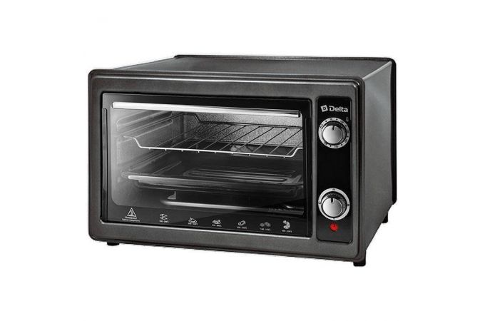Электрическая печь DELTA D-0122 черный 1300 Вт, 37 л