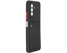 Чехол NEYPO Poket Matte Realme C31 черный  с кармашком