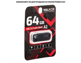 Флешка USB 2.0 WALKER 64Gb A2 25-10 Мб/с (ecopack)