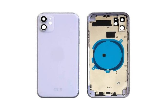 Корпус для iPhone 11 (фиолетовый) CE (литое стекло) org