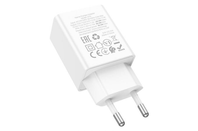 Сетевое зарядное устройство USB-C HOCO N70 Nuevo single port PD30W (черный)