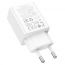 Сетевое зарядное устройство USB + USB-C HOCO N71 Nuevo PD30W+QC3.0 (белый)